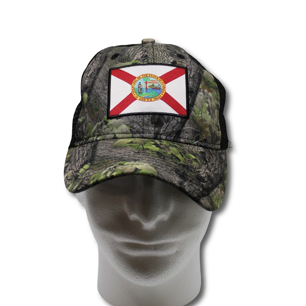 Southern Legends Florida State Flag Camo Trucker Hat OSFA